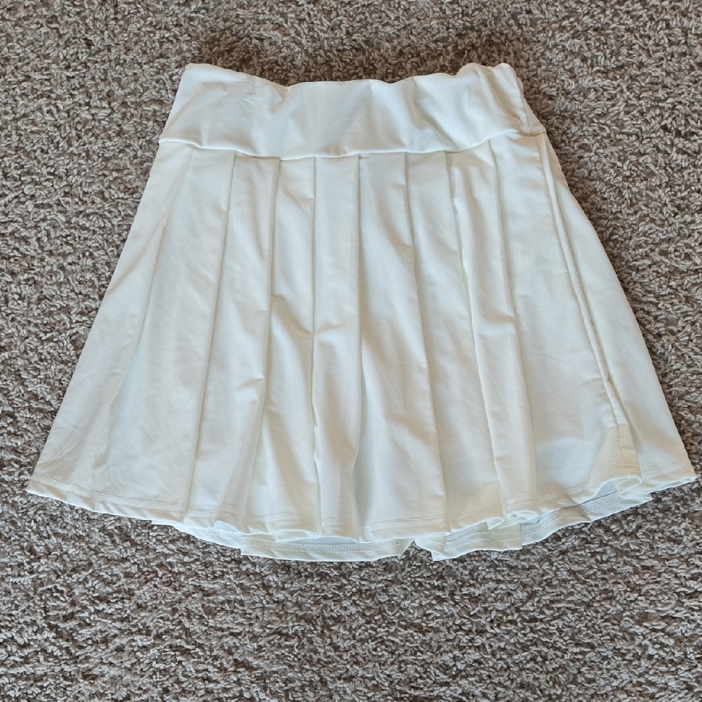SHEIN White Skater Skort